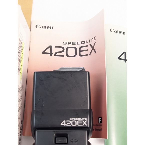 Canonβ Speedlite 420EX E TTL Flash for EOS Cameras with Box - Picture 5 of 11